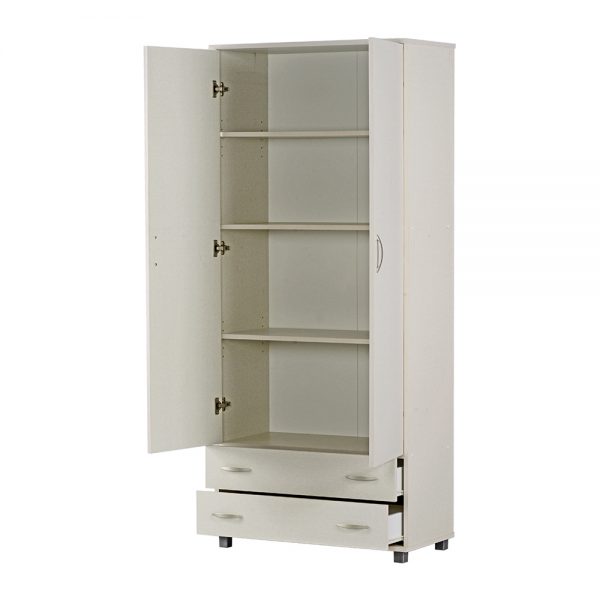 ארון 2 דלתות + 2 מגירות דגם 606