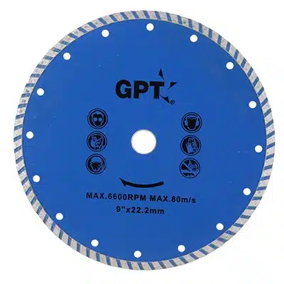 דיסק יהלום טורבו "9 לבטון מזוין - GPT - TOCSC09