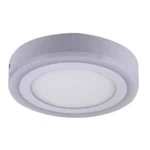 גוף תאורה - פלפון לד דואט DL+WW 12W+4W עגול - SM-CL1DC12+4/DW