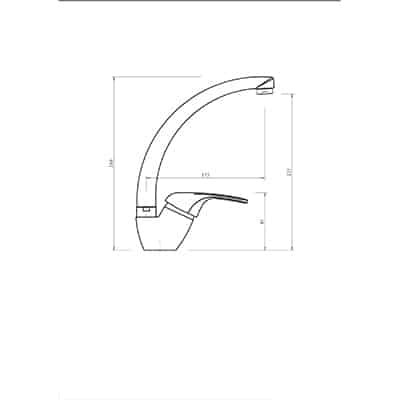 ברז לכיור גבוה – LEXIS – TOM332