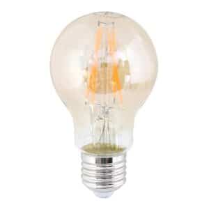 לד פילמנט WW 8W E27 A60אמבר קרוס מקט - SE-FC6027A/8WW