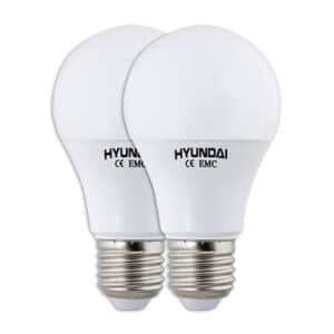 זוג נורות A60 Led Bulb E27/12W WW מקט - HY-2XA6012/WW