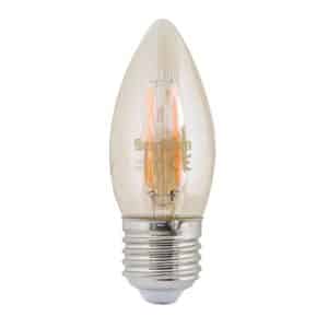 זוג לד פילמנט נר WW 6W E27 אמבר מקט - SE-F3527A/6WW
