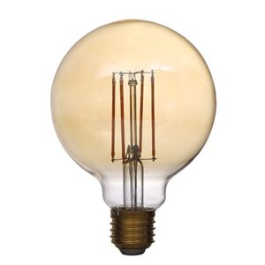 לד פילמנט WW 8W E27 G80 אמבר מקט - SE-F8027A/8WW
