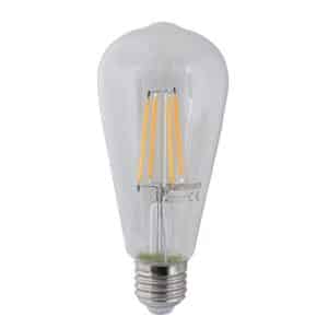 לד פילמנט WW 8W E27 ST64 שקוף מקט - SE-F6427C/8WW