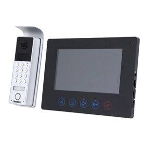 קיט אינטרקום ומסך "ME7 7 שחור מקט - INT-ME7/KIT-B SEMICOM