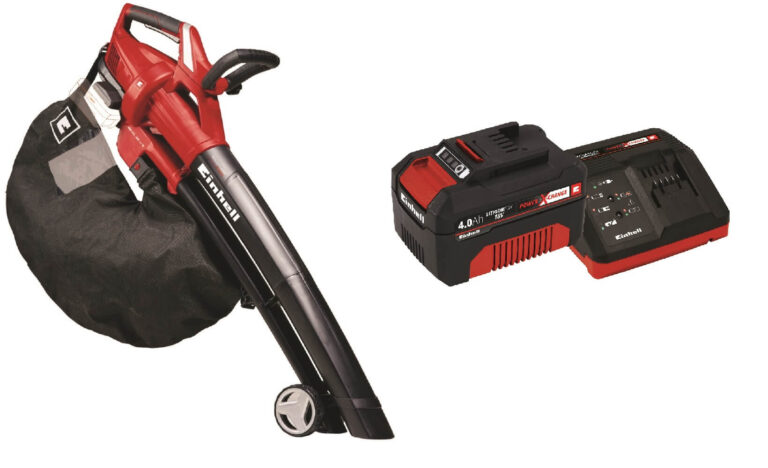 ‏קיט מפוח שואב עלים נושף 36V בראשלס Einhel GE-CL 36 Li E KIT