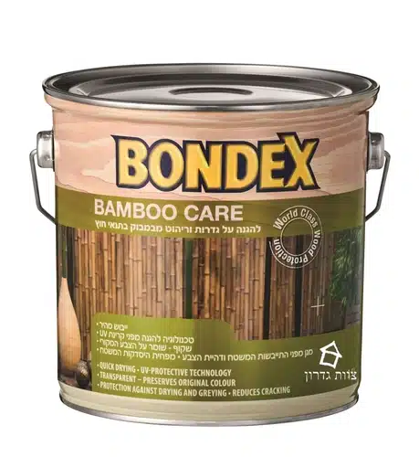 BONDEX BAMBOO במבוק חומר שקוף מגן על במבוק 2.5 ליטר