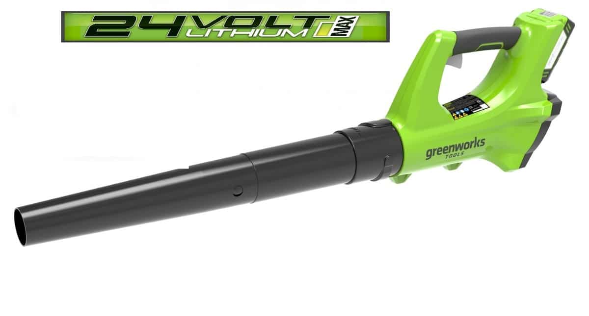 מפוח עלים 24V נטען – גוף בלבד greenworks - 99506
