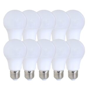 עשר נורות לד ECO EURO WW 12W E27 A60 - EC-10XA6012/WW