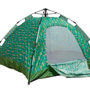 אוהל לרביעייה מנגנון פתיחה ברגע