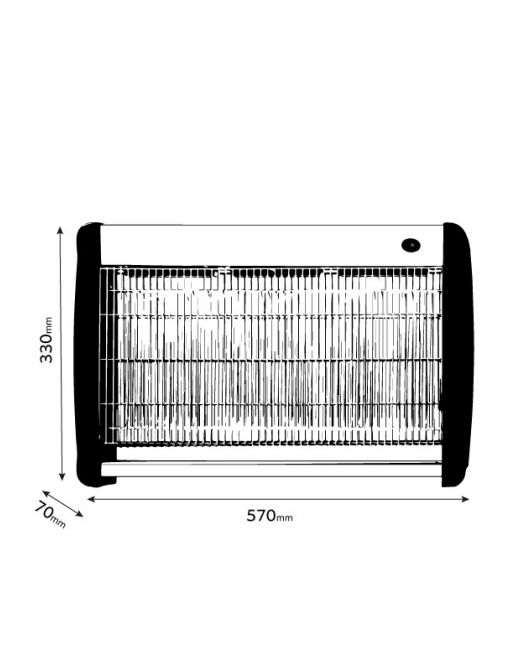 קטלן יתושים LED אולטרה סגול 50W עם מגש ניקוי