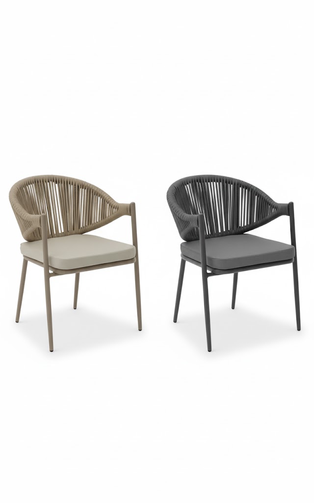 כיסא גן אלומיניום ATLAS בעיצוב קלוע (העתק) - פטיש ומסמר