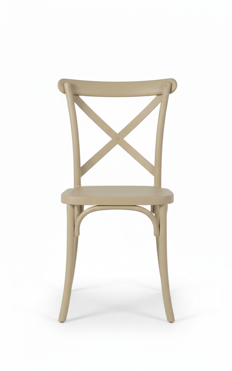 רביעיית כיסאות פלסטיק יצוק גב X ירוק (העתק) - פטיש ומסמר