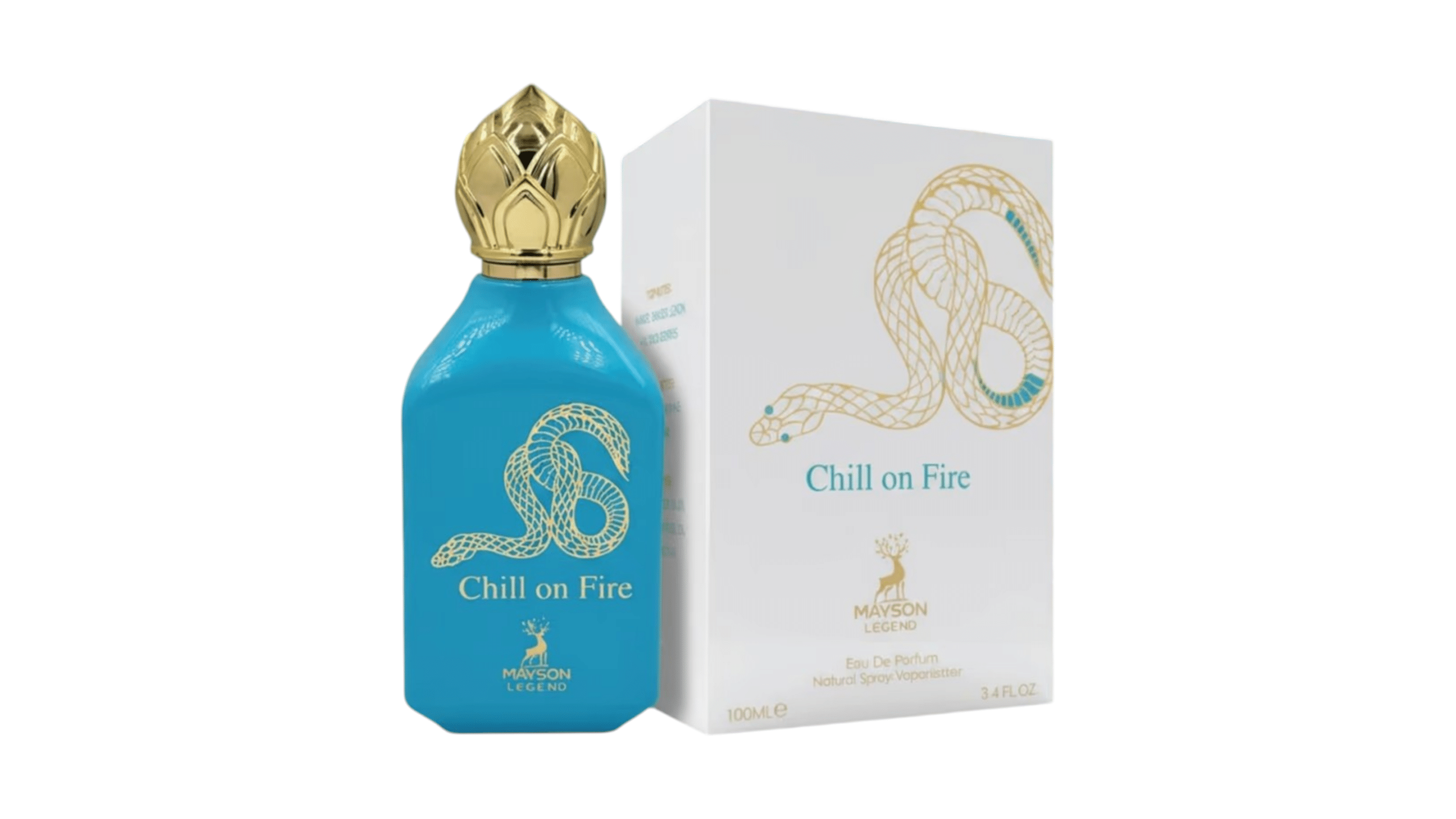 בושם יוניסקס Fragrance Deluxe 100 מ״ל דגם Chill On Fire - פטיש ומסמר