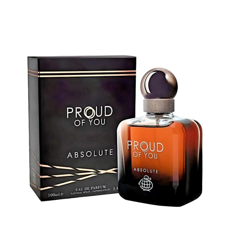 בושם לגבר Fragrance World 100 מ"ל דגם Proud Of You Absolute - פטיש ומסמר