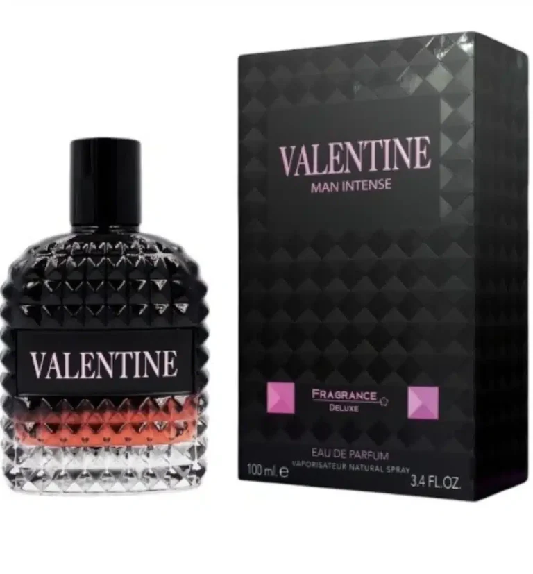 בושם לגבר ולנטיין Fragrance Deluxe 100 מ"ל דגם Valentine Man Intense - פטיש ומסמר