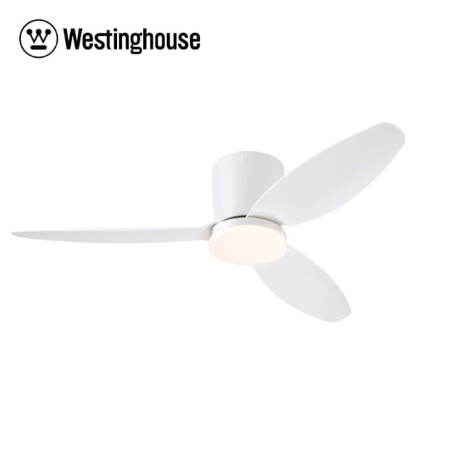 מאוורר תקרה Westinghouse CARLA WIFI 48" לבן עם תאורת LED 28W, שלט ודימר - פטיש ומסמר