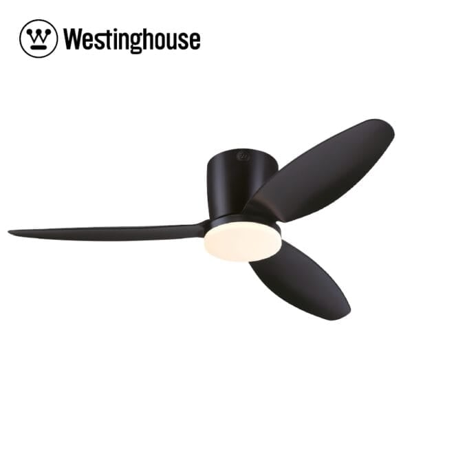 מאוורר תקרה Westinghouse CARLA 48" שחור עם שלט ותאורת LED 28W ודימר - פטיש ומסמר