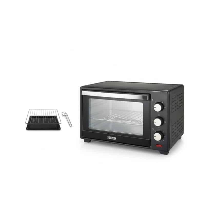טוסטר אובן 19 ליטר 1400W מבית TRUST עם בקרת טמפרטורה וסט אביזרים (דגם 210-04002) - פטיש ומסמר