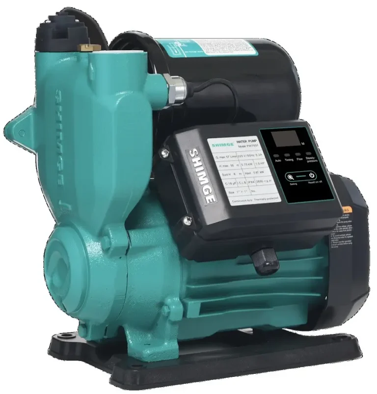 משאבת מים עילית 1 כ"ס (750W) עם בוסטר והגברה אוטומטית Shimge סדרת PW - פטיש ומסמר