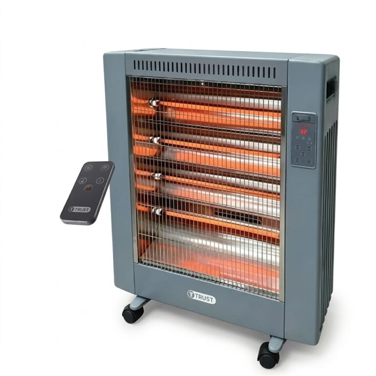 תנור חימום ספירלות נייד 2000W דגם 2+2 Black Mini צבע שחור (מק"ט 235-20402) - פטיש ומסמר